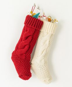 botte de noel tricot
