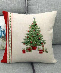 Housse coussin de noël