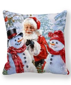 housse coussin de noel