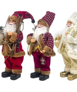 3 pere noel figurine