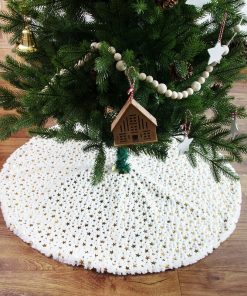 jupe sapin de noel blanc
