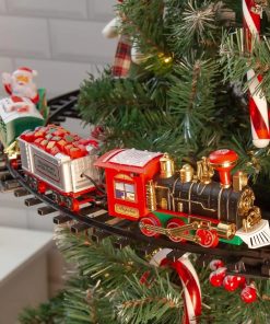 Petit train de noel autour du sapin