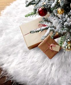 Jupe sapin de noel fourrure