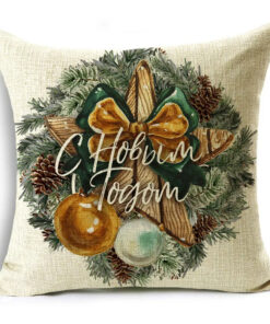 housse de coussin de noel 40x40 christmas